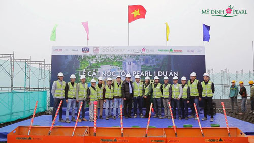 Cất nóc dự án Mỹ Đình Pearl - Ngọc xanh trong lòng Hà Nội